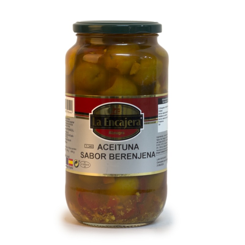 Aceituna Sabor Berenjena La Encajera 1330gr.