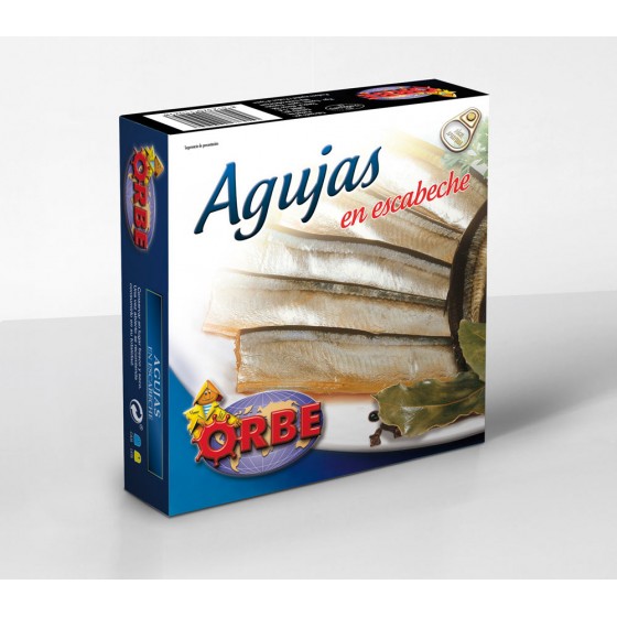 Agujas en escabeche Orbe 266 grs