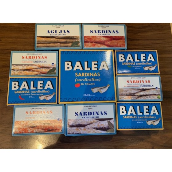 Lote de 10 latas conservas...