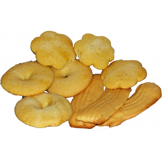 Surtido Pastas Caseras (Galletas de Vainilla, Rosquillas y Flores)